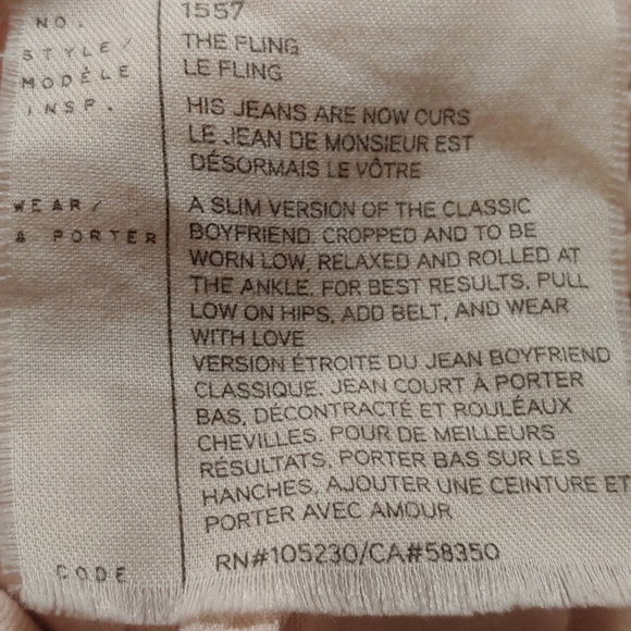 Current Elliot Pink Jeans Distressed 23 Fling - Picture 12 of 12